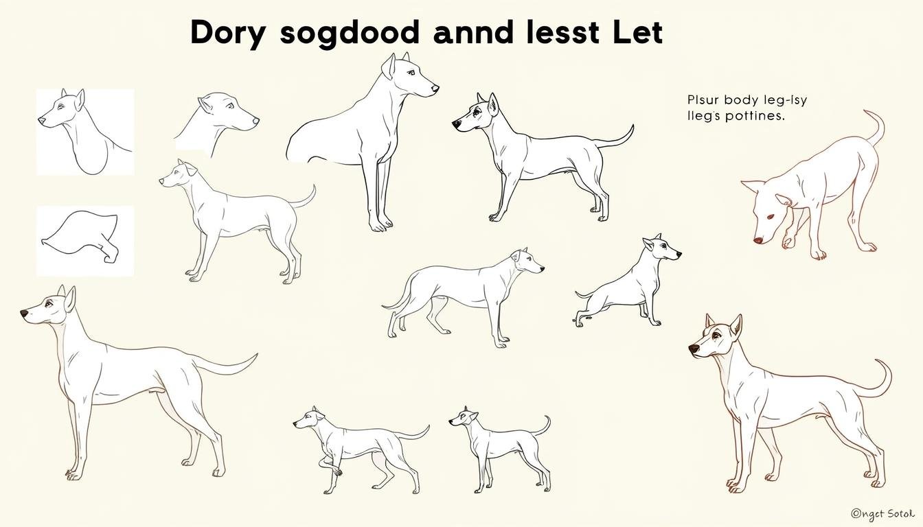 how to draw a dog 